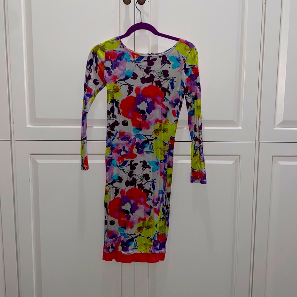 Floral Knee Length Dress